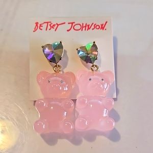 Betsey johnson gummy bear earring